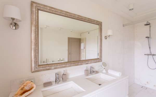 Bathroom  Large Ornate Mirror