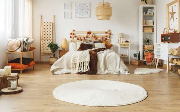 Circle Master Bedroom Rug  