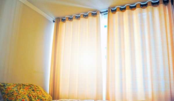 Curtains with Complimentary Pattern
