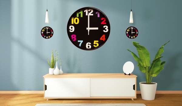 Try To Colorful Wall Clock