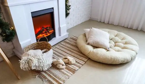 Fireplace With Cozy Carpets