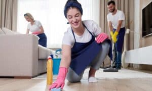 Deep cleaning living room checklist 